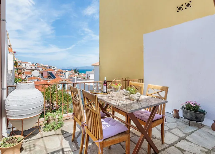 Skopelos Arbaroriza House With Sea View Апартаменты Скопелос